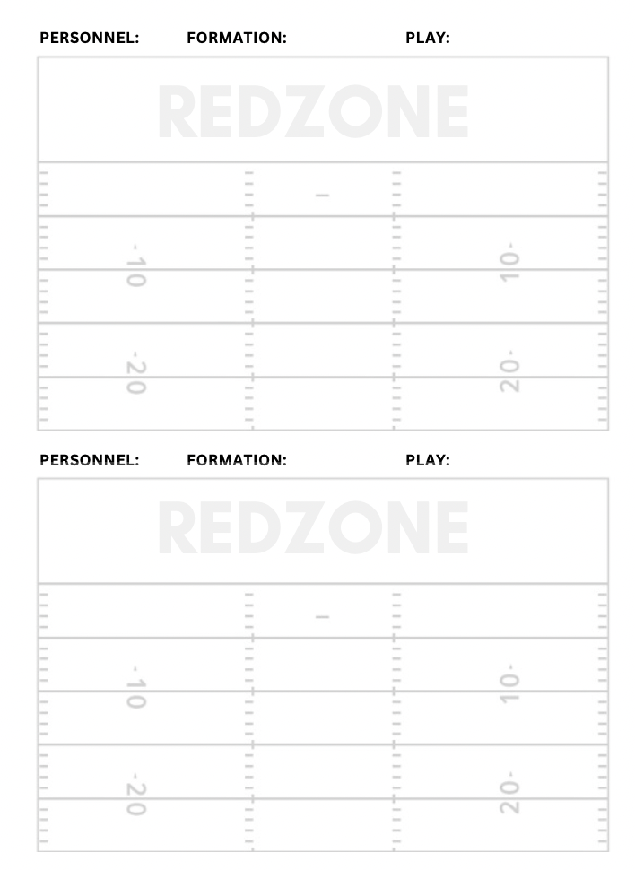 Custom Football Notebook